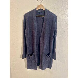 Y Barefoot Dreams Cozychic Lite Blue Heathered Buttery Soft Cinch Back Sweater